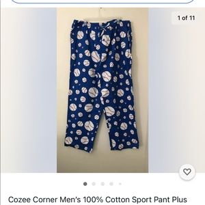 Cozee Corner Men’s 100% Cotton Sport Pant Size 3X